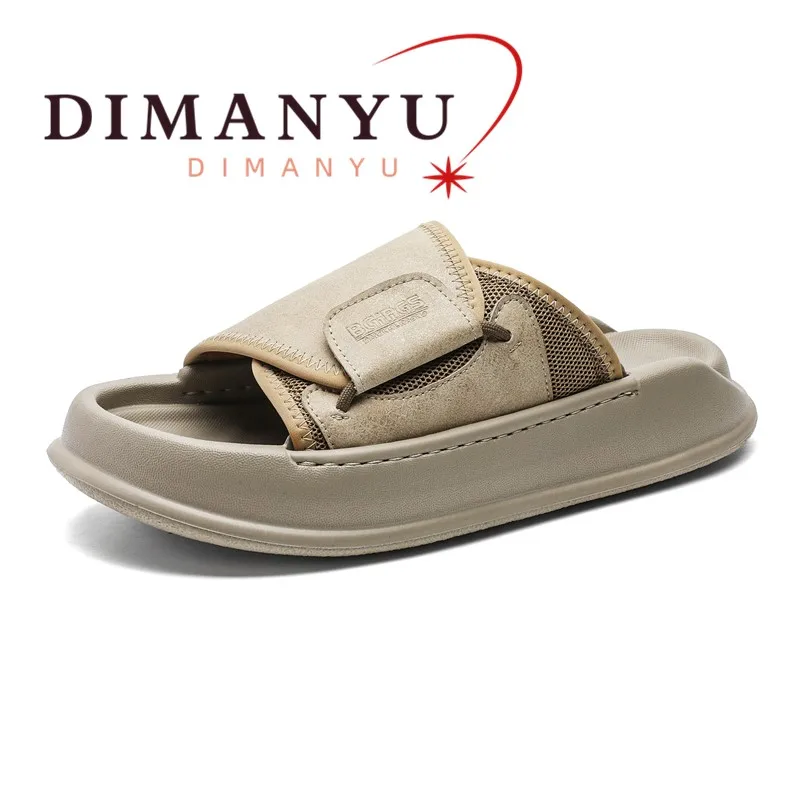 DIMANYU Men's Slippers Summer Outdoor Wear 2026 New Trendy Outdoor Men's Slippers Casual Beach Sandals For Men