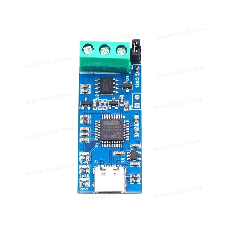 USB To CAN Module Type-C Interface, Support CAN FD CAN Bus Analyzer