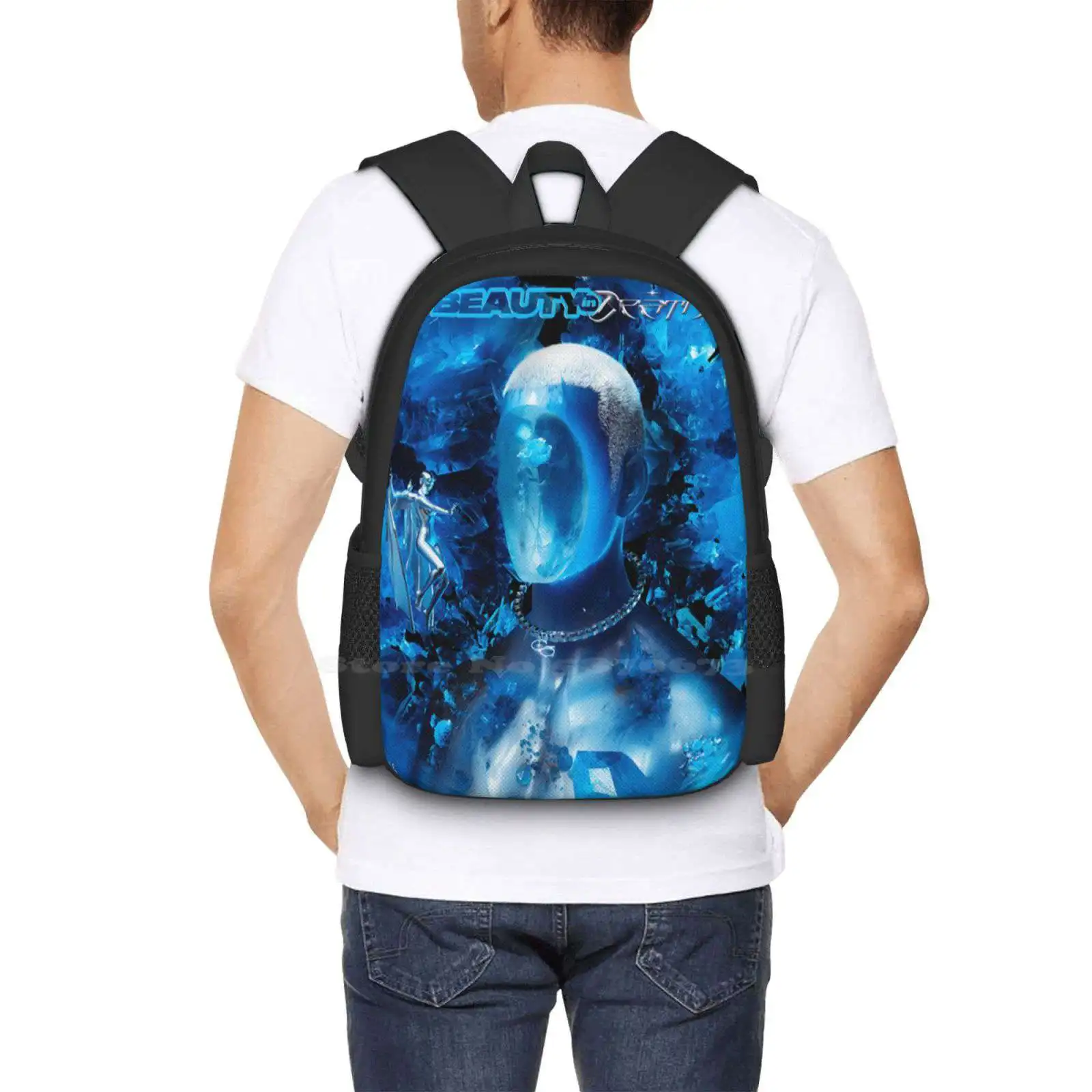 Beauty In Death ( Deluxe Edition )-Album By Chase Atlantic Pattern Design Bag Student's Backpack Chase Atlantic Band Mitchel