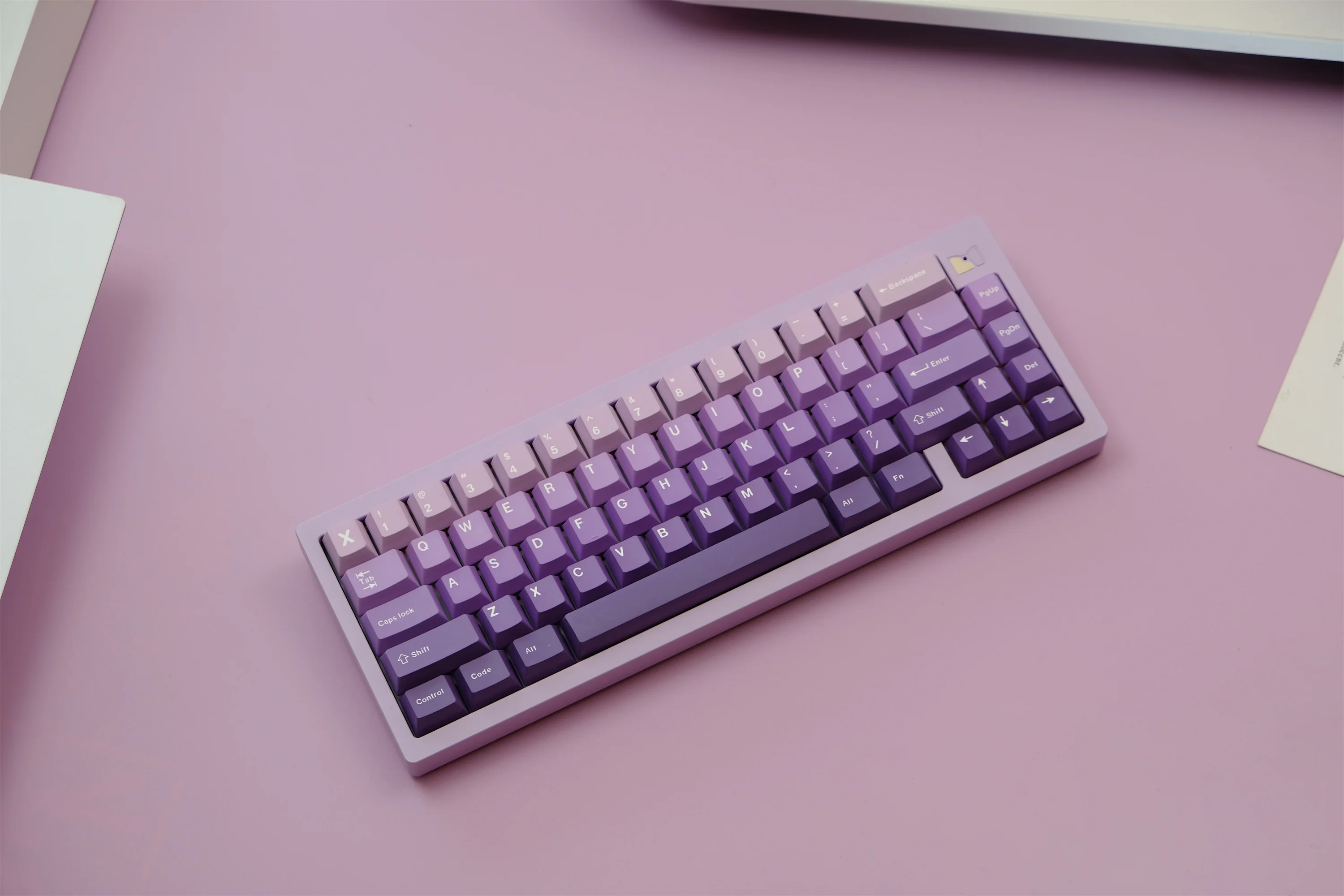 Lavender Keycap 147 Keys PBT Keycaps Cherry Profile DYE-SUB Personalized For Mechanical Keyboard