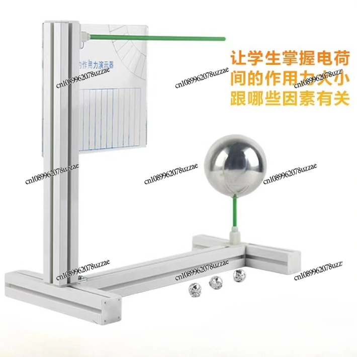 Electric Charge Interaction Tester Demonstrator Coulomb's Law Identical Charges Repel Each