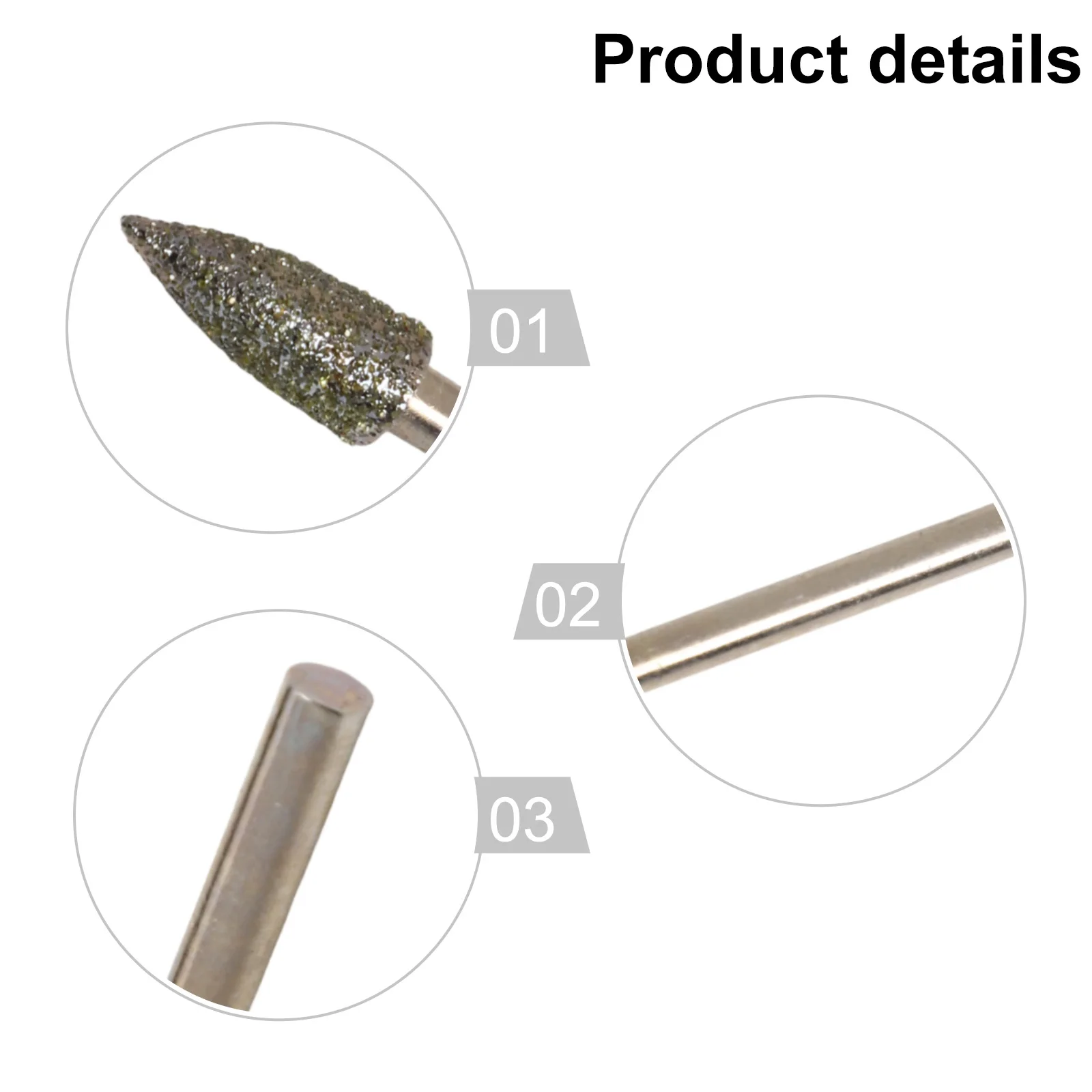 Grinding Head Efficiently Electroplating Diamond Carving Polishing Bit for Stone Marble High Quality and for durable