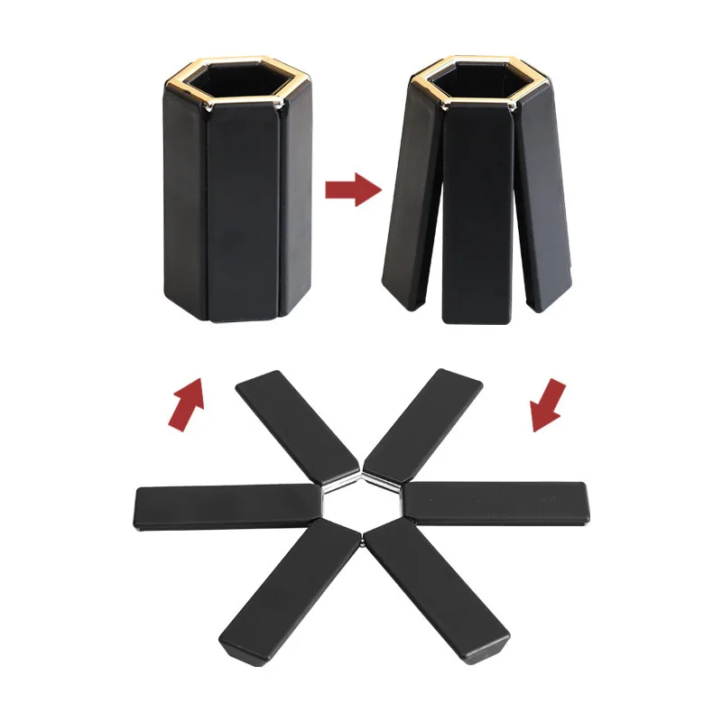 Foldable Heat Resistant Dining Table Mat Household Anti-Scalding Pot Holder High Temperature Resistant Table Pad Bowl Pad