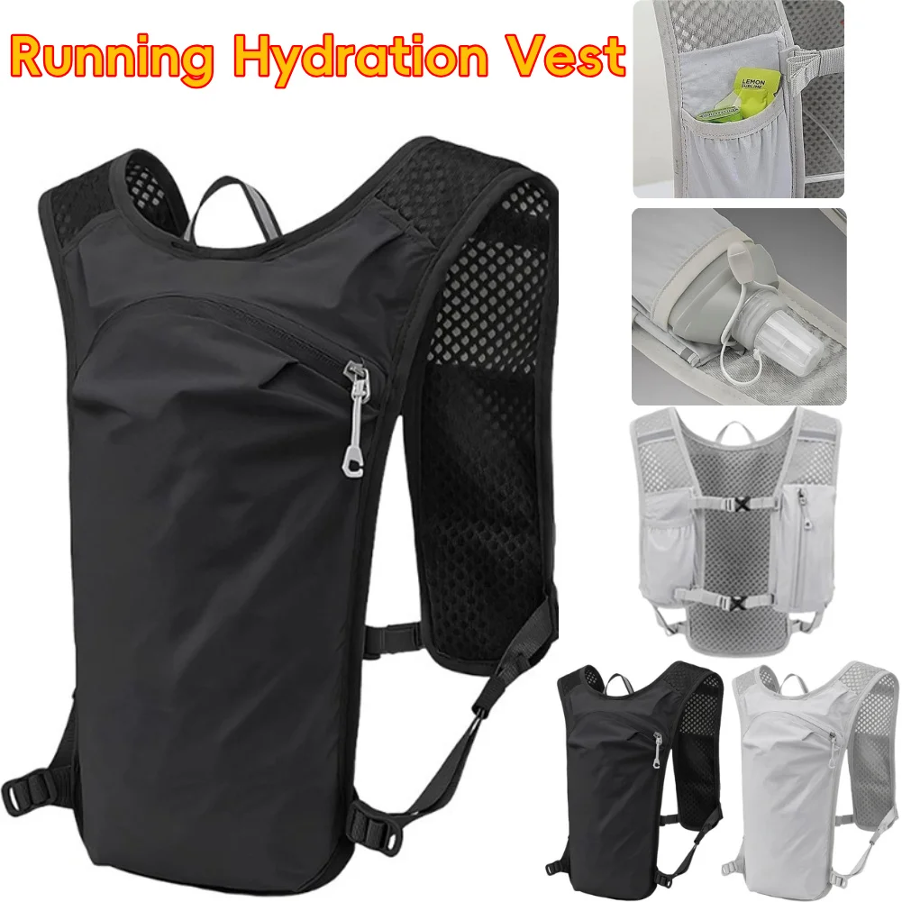 Outdoor Laufen Trinkweste Trail Running Rucksack Atmungsaktive Ultraleichte Trinkweste Marathon Fahrradtasche Klettertasche