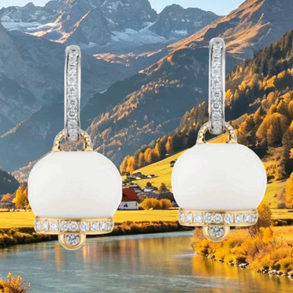 2026 Chanteclers High-End Earrings 925 Silver Gold Plated Luxury Trendy Womens Ear Jewelry