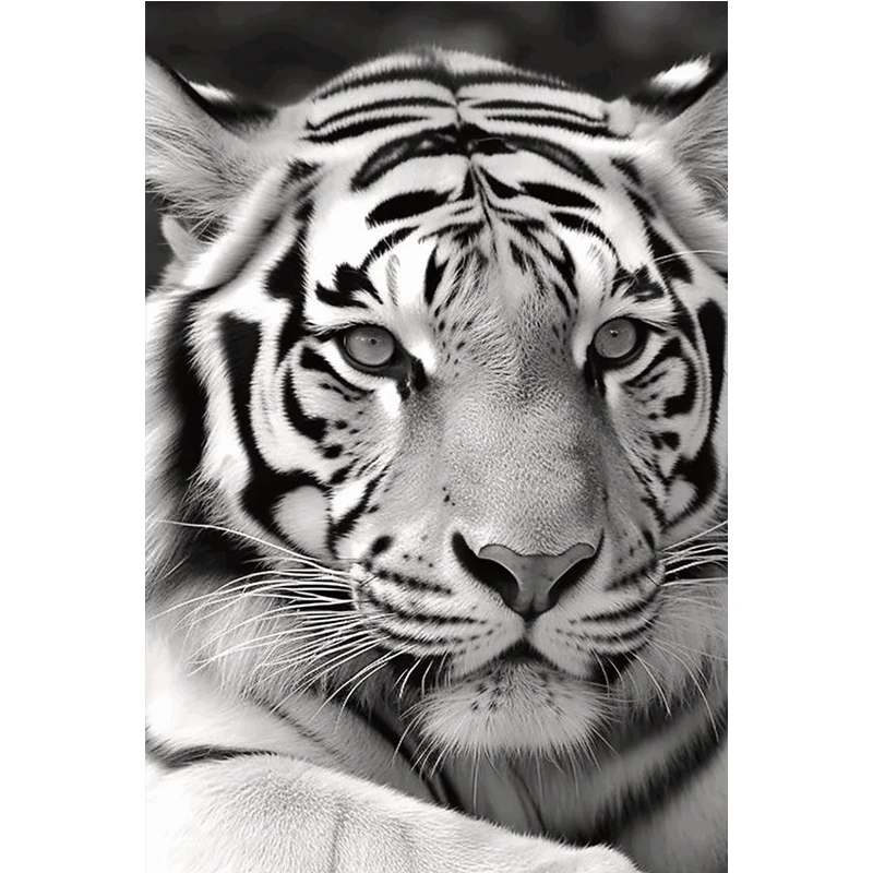 

RUOPOTY 5D Diamond Painting Animal Tiger Full Square Rhinestone Picture Embroidery Sale Diamond Mosaic Home Decor Gift