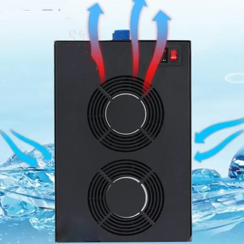 Desktop Electric Water Cooler Aquarium Fish Tank Electronic Refrigeration Automatic Thermostat Household Seawater Cooling Compre