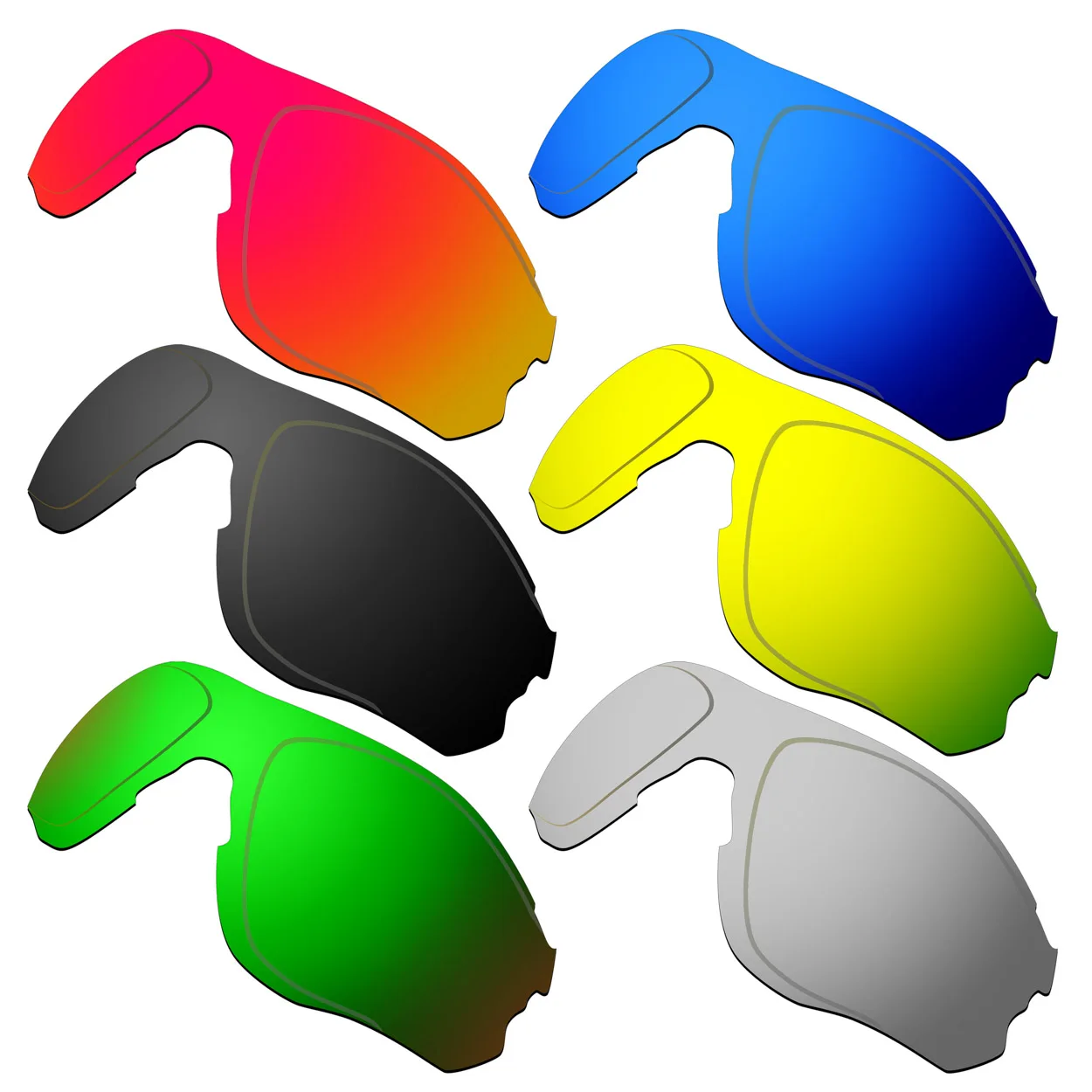 

HKUCO Polarized Replacement Lenses For Oakley EV Zero Sunglasses