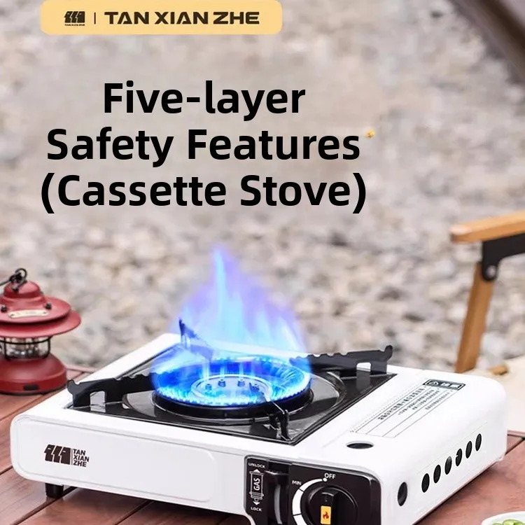 

Portable Outdoor Cam Gas Stove Explorer Cassette Stove Aluminum Alloy Body Stainl Steel id Tee Flame Modes