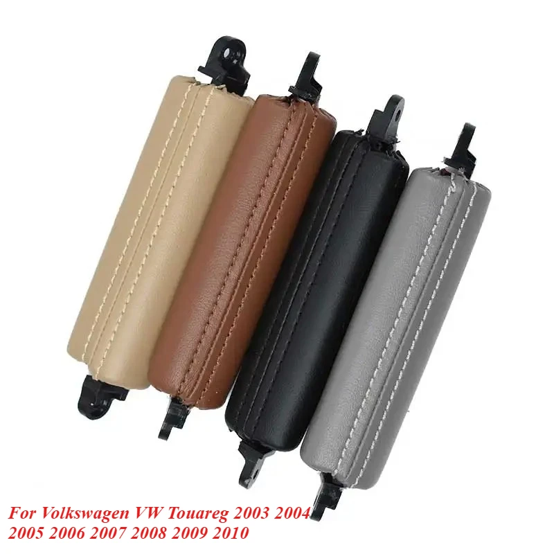 Car Interior Left Right Hand Driver Door Leather Pull Handle For Volkswagen VW Touareg 2003 2004 2005 2006 2007 2008 2009 2010
