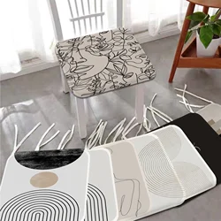 Abstract Bohemian European Stool Pad Patio Home Kitchen Office Chair Seat Cushion Pads Sofa Seat 40x40cm Chair Mat Pad