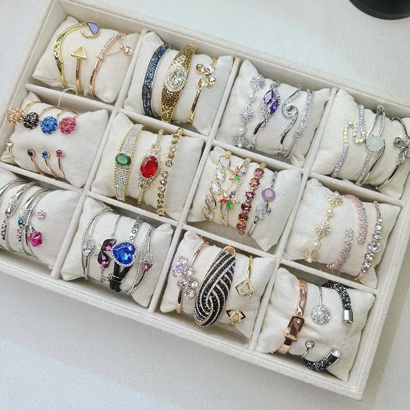 

10/30pcs/lot Wholesale Mix Style Personal Zircon Flower Open Bangles Lady Gifts Fashion Copper Alloy Crystal Love Jewelry Party