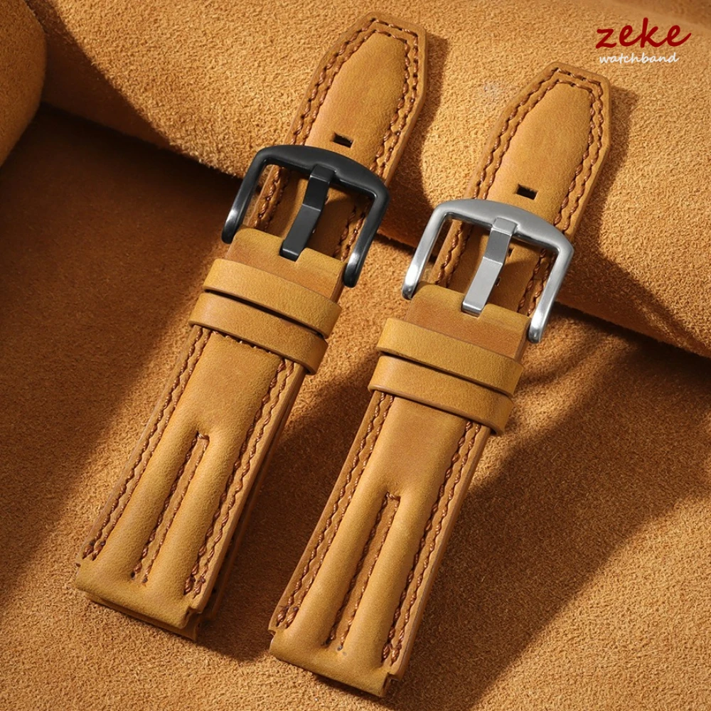سوار ساعة من الجلد الطبيعي بتص - مراجعة Rugged Sport Strap وسعره