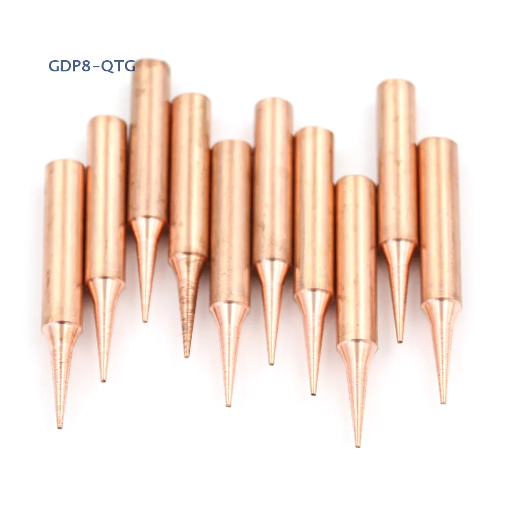 جديد 10 قطعة/الوحدة 900M-T-I أطراف لحام النحاس النقي درجة حرارة منخفضة سبيكة لحام