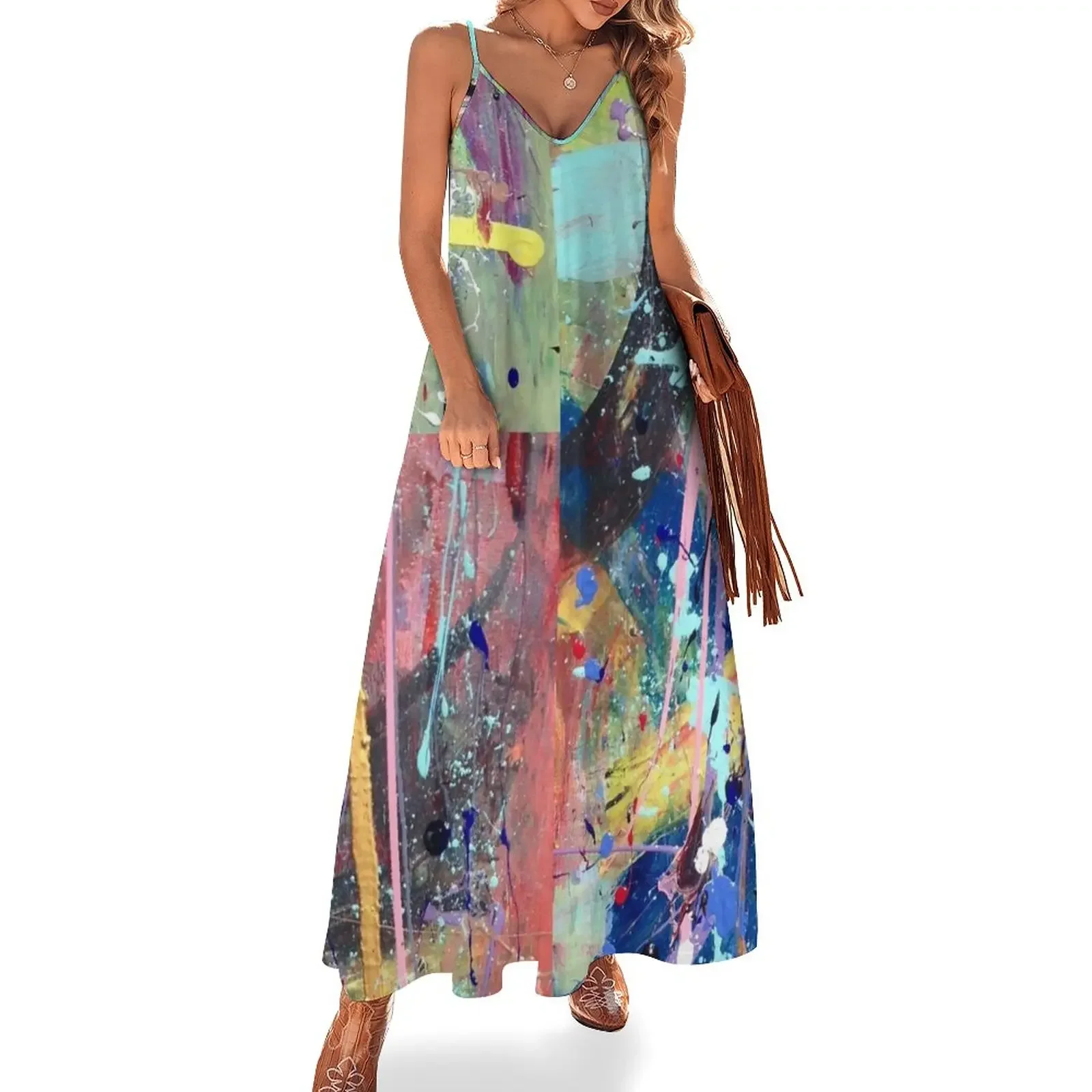 

One tree river Sleeveless Dress summer women's suit women's summer dress 2025 summer dress for women 2025