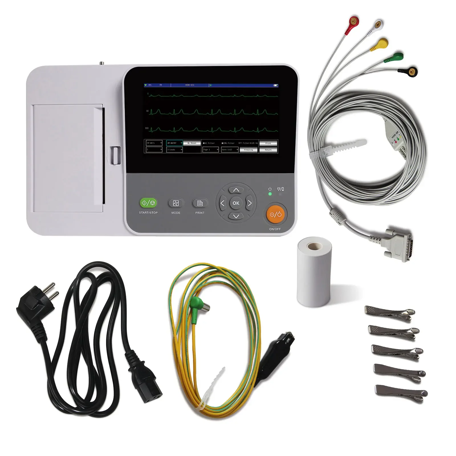 

E6 VET Electrocardiograph 12 Leads Dynamic Systems Minimize Harm to Animals