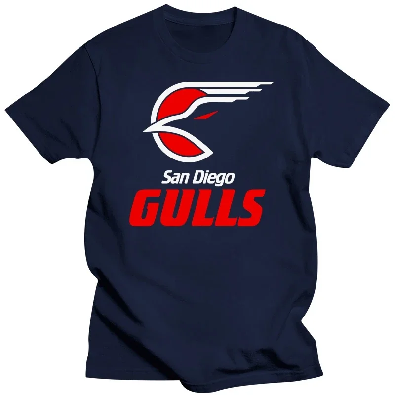 tshirt San Diego, Gulls, Retro, Hockey, Whl, Minor League, Black, T-Shirt Wholesale Tee Shirt black t shirt for men