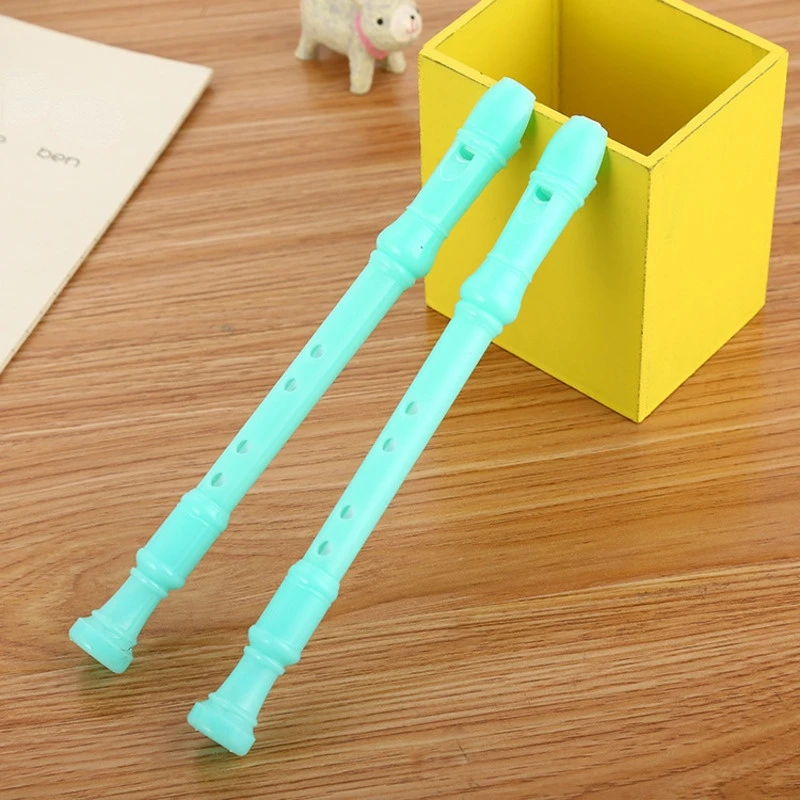 6 Stuk Lytwtw Klarinet Creatieve School Office Gel Pennen Fluit Leuke Kawaii Levert Briefpapier Gift Zoete Mooie Muzikale Pennen