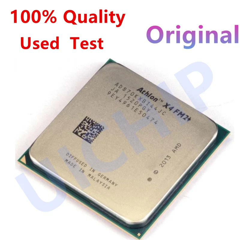 100% Original Athlon X4 870K X4 870 X4-870K 3.9 GHz Used Quad-Core CPU AD870KXBI44JC Socket FM2+