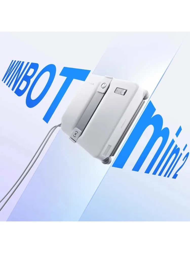 2026 Nieuwe ECOVACS slimme robot voor het wassen van ramen WINBOT MINI2 Raamreinigingsrobot 8000Pa Glasstofzuiger 100-240V - afbeelding 2