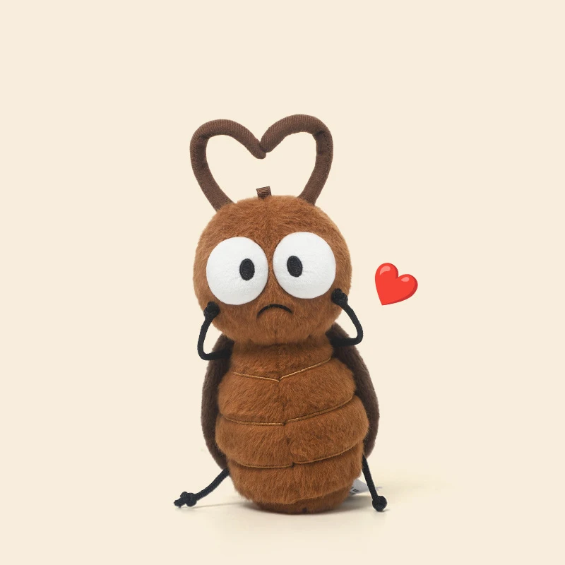 Nuevo creativo mosquito cucaracha libélula insecto Serie juguete de peluche de dibujos animados Animal relleno muñeca suave peluche juguete único regalo divertido