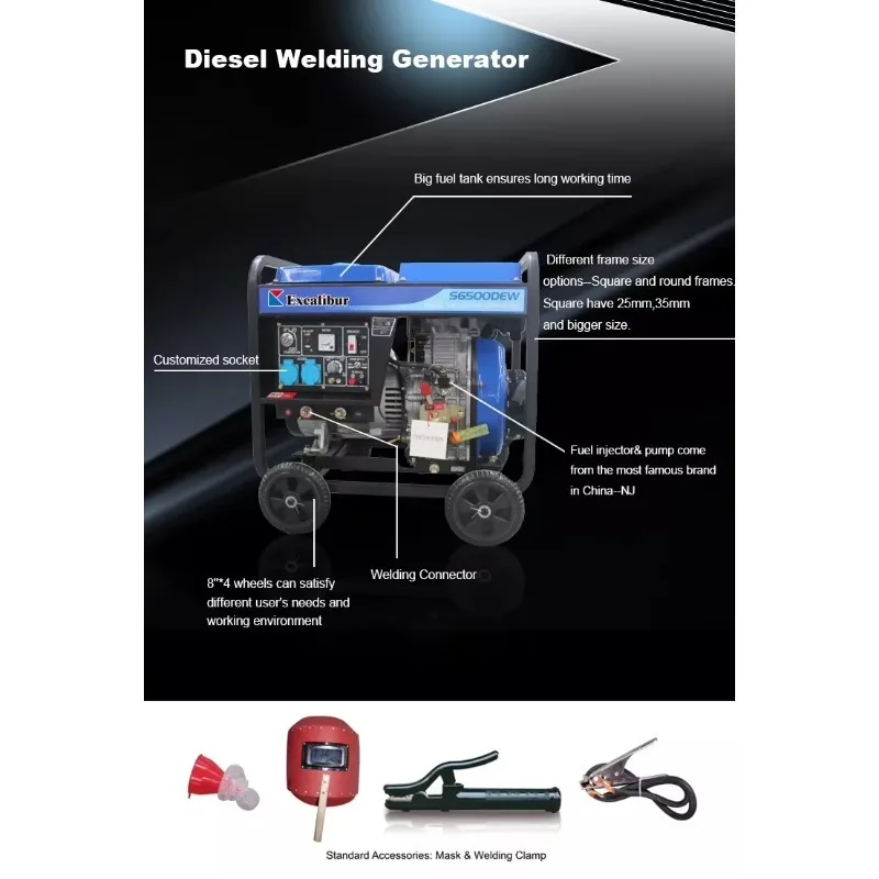 Fashionable One Year Warranty Diesel Generators,Modern Diesel Welder Genset