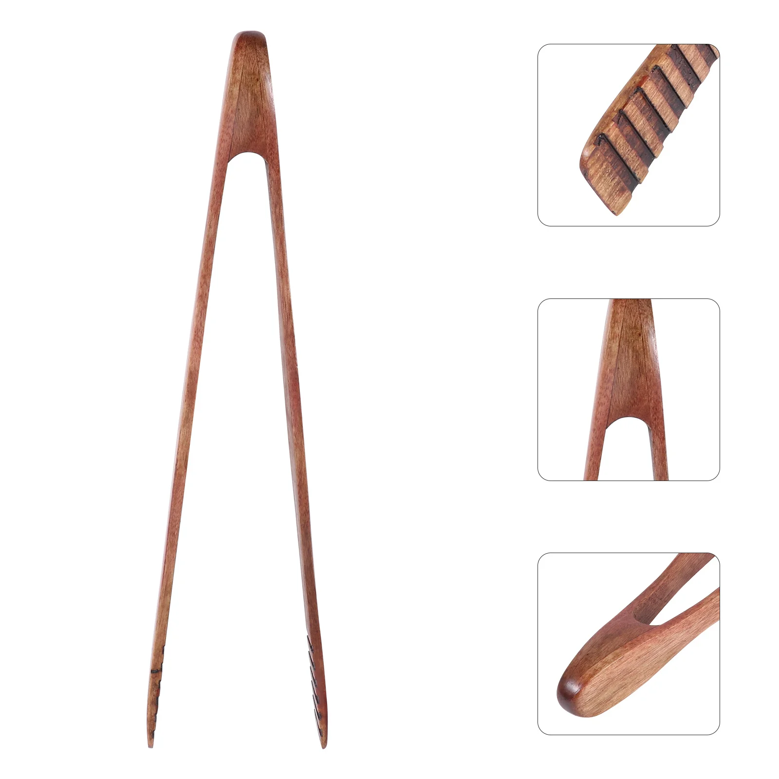 

2Pcs Lightweight Wooden Tongs for Home Party Breakfast Afternoon Tea Wedding Celebrations Hotel Restaurant Use
