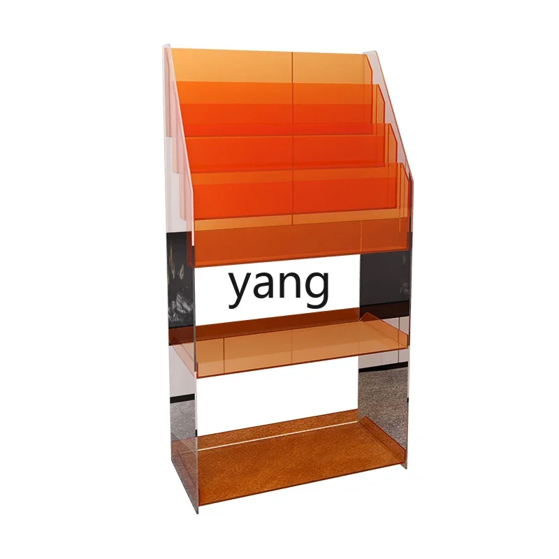 LTT modern simple acrylic simple bookshelf children's picture books household multi-layer floor rack