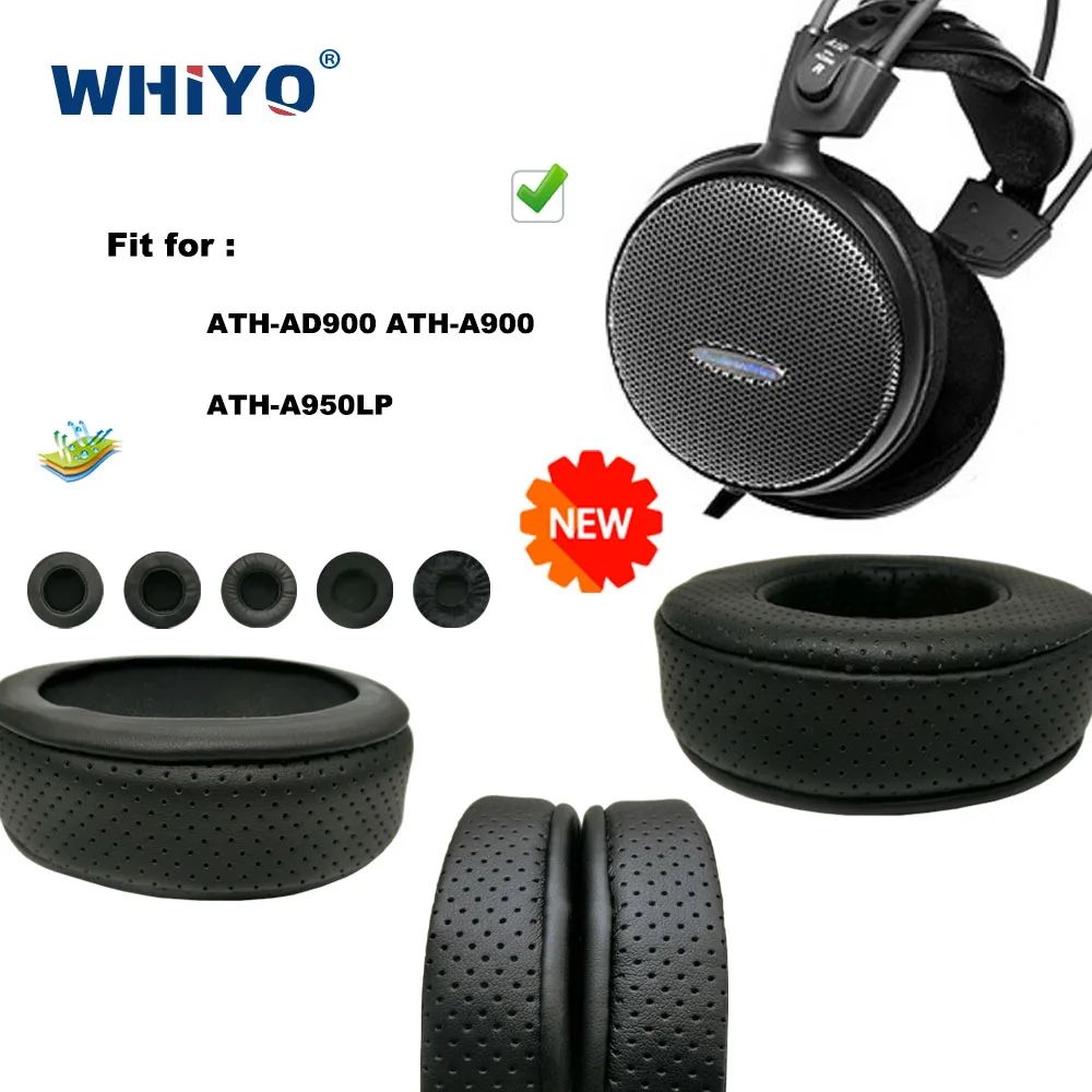 

Replacement Ear Pads for ATH-AD900 ATH-A900 ATH-A950LP Headset Parts Leather Cushion Velvet Earmuff Headset Sleeve Cover