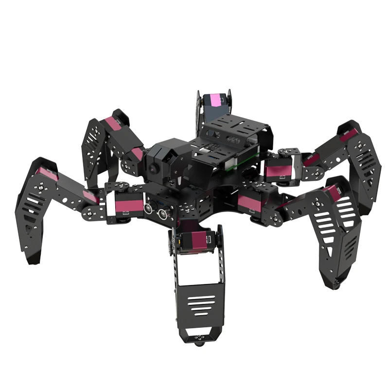 Hexapod i Open Source Multi-legged Bionic Spider Kit AI Vision Python Programming Handling Tracking Obstacle Avoidance