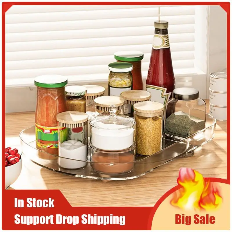 냉장고 용 보관 턴테이블, 투명 회전 냉장고 게으른 수잔 턴테이블 주최자, 식료품 저장실 캐비닛 용