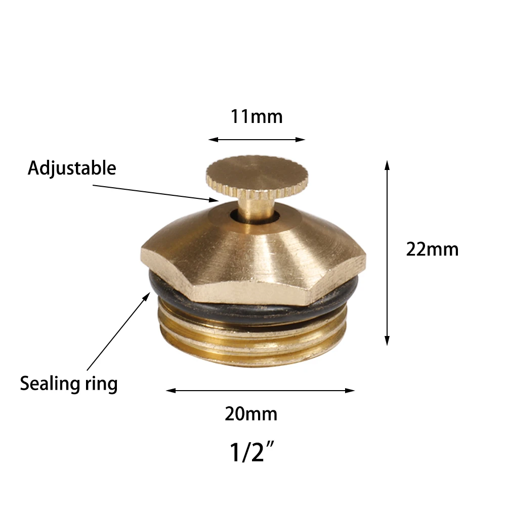 Micro aspersor de latón de 1/2 \