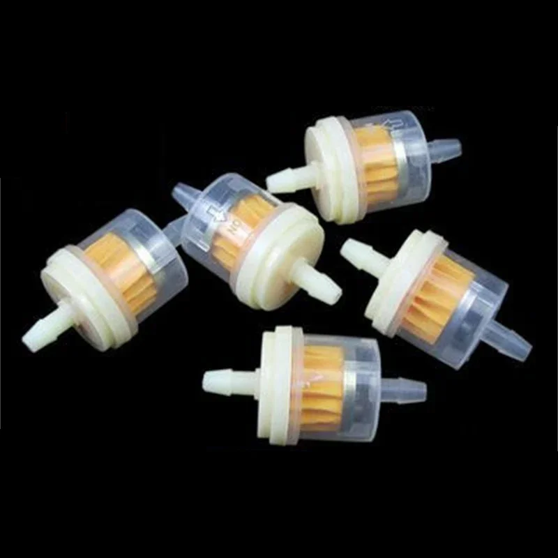 10pcs/Lot Motorcycle Oil Filter Inline Gas Fuel Filter for Motorcycle Scooter Gasoline Filters Tool Motorcycle Parts