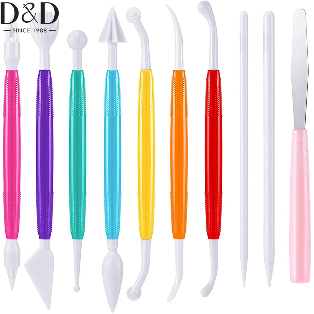 

10pcs Kids Clay Tools Plastic Sculpting Tools Polymer Clay Tools Clay Tools Sculpting Ceramic Pottery Tool Kit for Sculpting