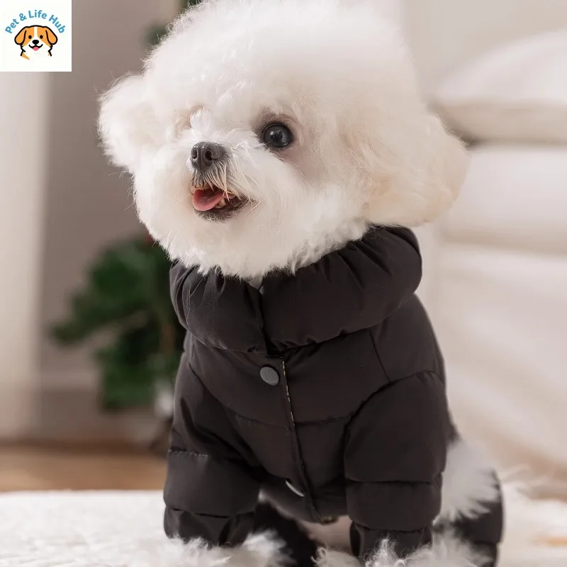 

Dog clothes 2025 new winter four-legged clothes Bigbear Teddy Schnauzer small dog pet puppy down jacket pet supplies