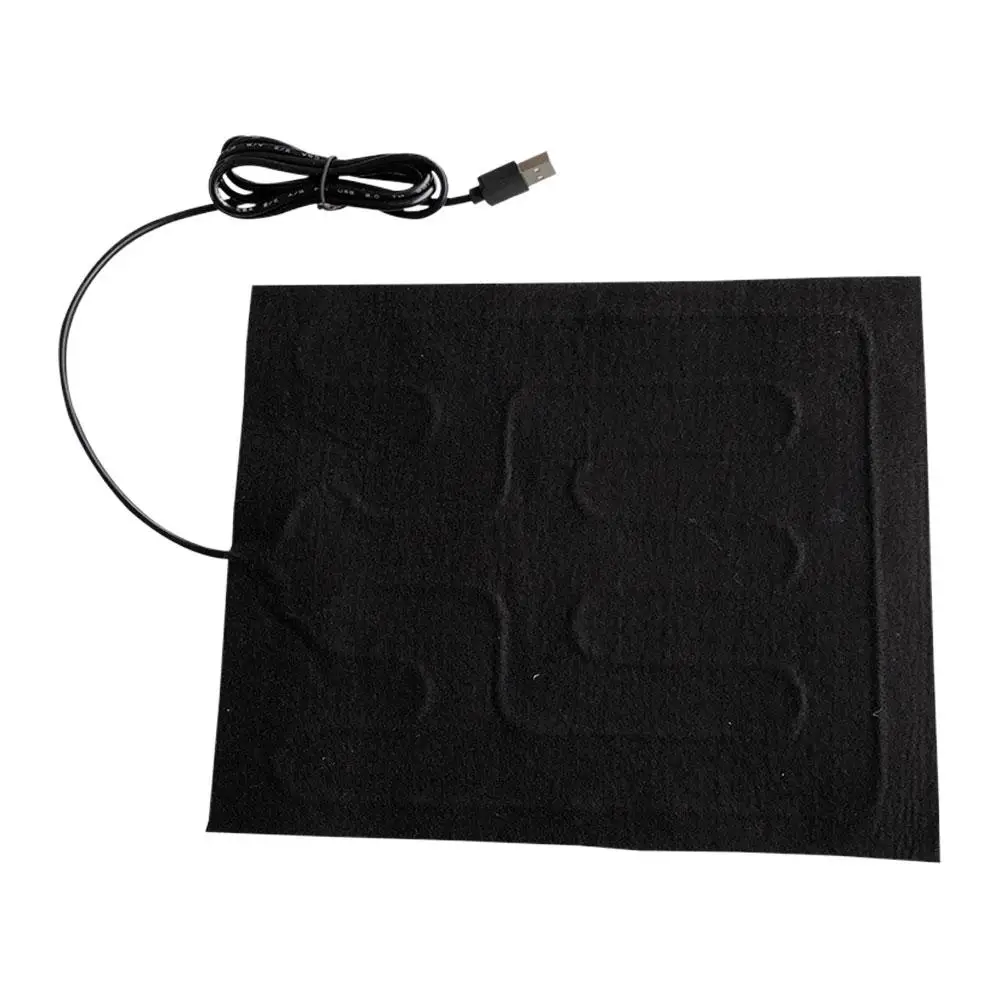 5V 2A USB Electric Heated Cushion Sheet Adjustable Waterproof Reptile Temperature Cushion Car Pet Seat Heating Mat For Winter