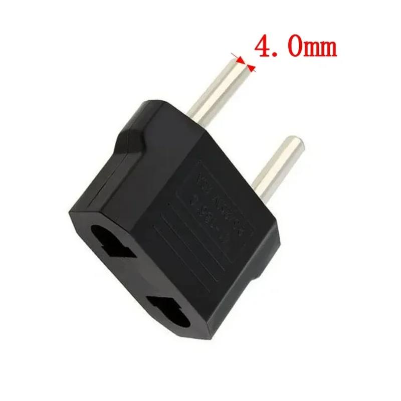 الاتحاد الأوروبي محول القابس 2 دبوس إلى الاتحاد الأوروبي 2 دبوس مستدير التوصيل المقبس المدخلات التيار المتناوب 110 فولت-250 فولت 10A السفر محول قابس محولات الطاقة 220 فولت
