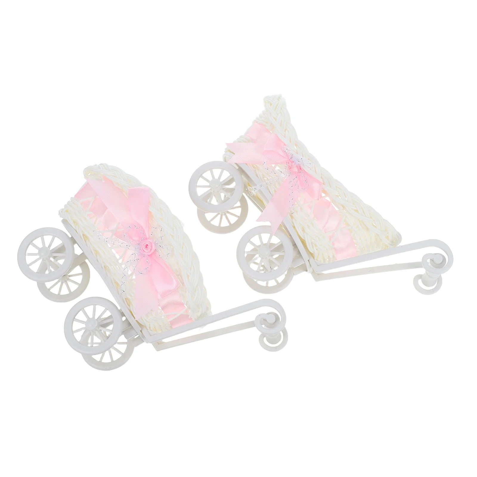 

Simulated Rattan Baby Shower Candy Baskets Storage Wedding Flower Shower Gift Basket Favors Basket Decorations Favors
