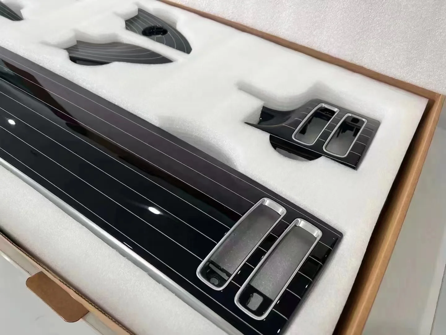 Maybach Style Piano Lacquer Dashboard Panel Door Panel For Mercedes S Class W223 2021-2024