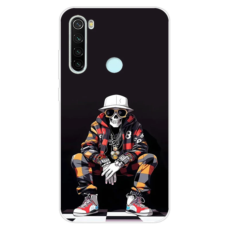 For Xiaomi Redmi Note 8 2021 / 8T Back Cover Silicone Phone Case For Redmi Note 8T Note8T 8 T Funda Note8 Pro Coque Bumper Shell