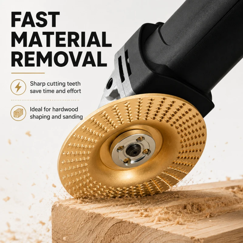 Angle Grinder Wood Sanding Disc Set, Polishing Buffing Wheel Pad, Abrasive Flap Stripping Burr Removal Tool, Carpentry Accessori