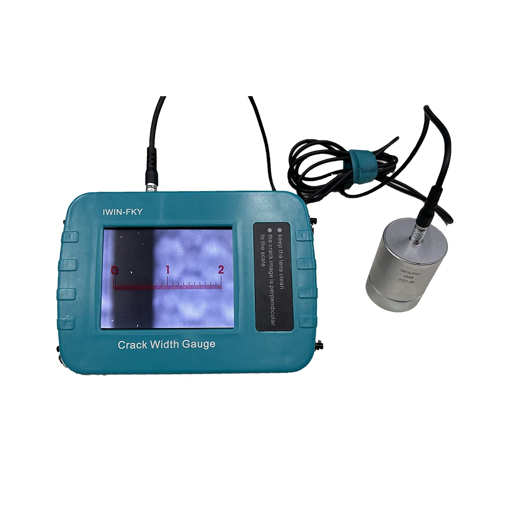 FKY Professional Portable LED Magnifier Crack Width Tester Electronic Concrete Crack M onitor 220V ASTM Standard 1-Year Warranty
