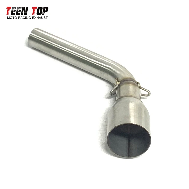 For Honda MSX125 Exhaust Middle Link Pipe MSX-125 Exhaust Pipe Escape Moto Mid Tube Exhaust Central Adapter Slip 51mm Muffler