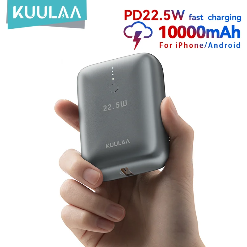 KUULAA 22,5 Вт Power Bank 10000 мАч Портативное зарядное устройство PowerBank Быстрая зарядка Внешняя батарея для iPhone 16 15 14 Xiaomi Powerer Bank KUULAA 22,5 Вт Power Bank 10000 мАч Портативное зарядное устройство PowerBank Быстрая зарядка Внешняя батарея для iPhone 16 15 14 Xiaomi Powerer Bank