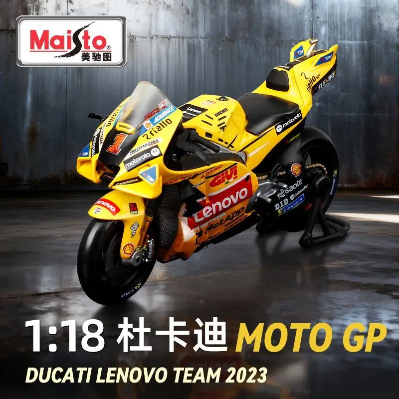 

Maisto 1:18 Ducati GP Motorcycle 2023 Model Realistic Alloy Car Model Exquisite Collectible Ornament Boy Toy Gift