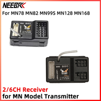2/6CH 2.4G Receiver 4.8-10V DC Linkage LED Light Group for 1/12 MN Model MN78 MN82 MN82S MN86 MN99S MN128 MN168 RC Crawler Car