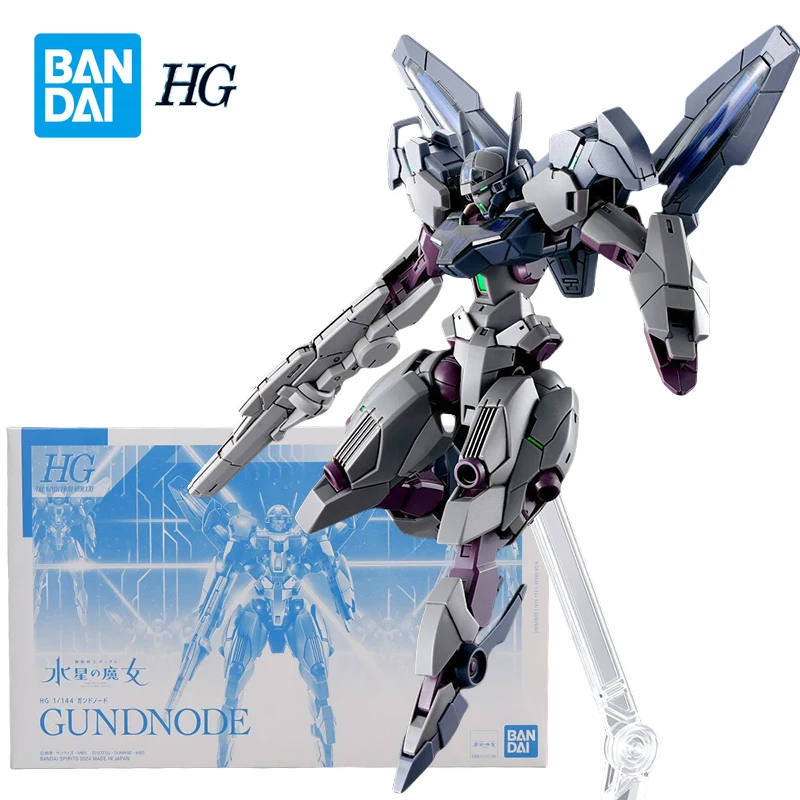 Bandai HG TWFM Gundnode Gundam Action Figure The Witch From Mercury Mobile Suit Gunpla Assembly Toys Gifts