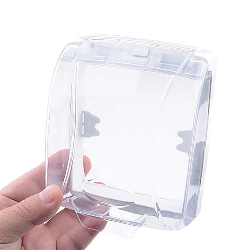 

Doorbell Waterproof Cover Transparent Rainproof Cover Waterproof Rain Cover Box Outdoor Suitable Button Waterproof Cover