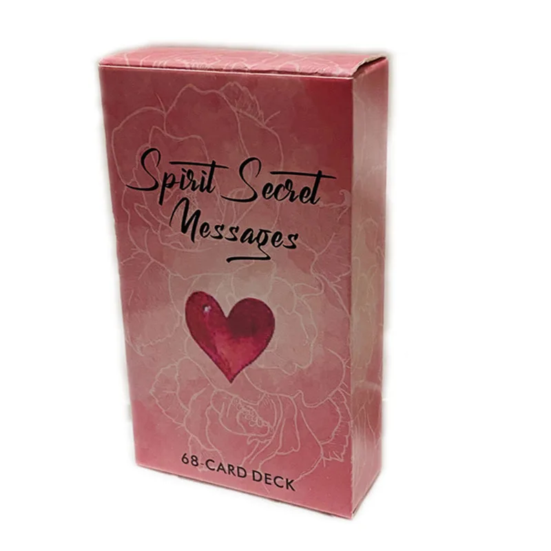 68Pcs Spirit Secret Messages Cards Deck English Version TWIN FLAME LOVE Oracle Deck Cards Game for Couples