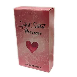 68Pcs Spirit Secret Messages Cards Deck English Version TWIN FLAME LOVE Oracle Deck Cards Game for Couples